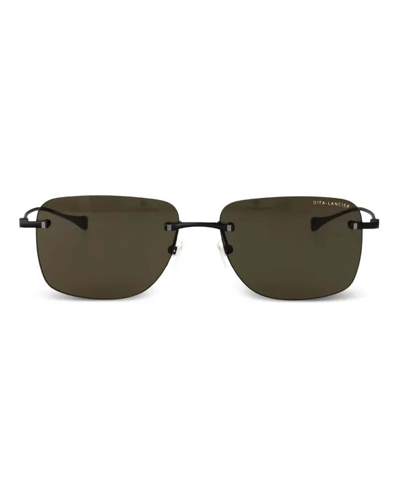 DITA Rahmenlose LSA-119 Sonnenbrille - Schwarz Schwarz