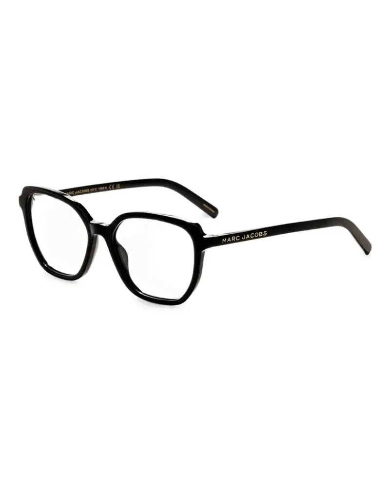 Marc Jacobs Brille mit geometrischem Gestell - Schwarz Schwarz