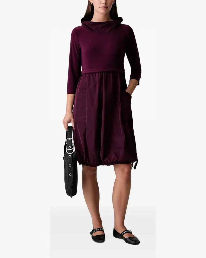 Joseph Ribkoff Minikleid mit Stehkragen und Kordelzug - Violett Violett