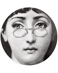 Fornasetti Tema e Variazioni n.155 Wandteller Weiß