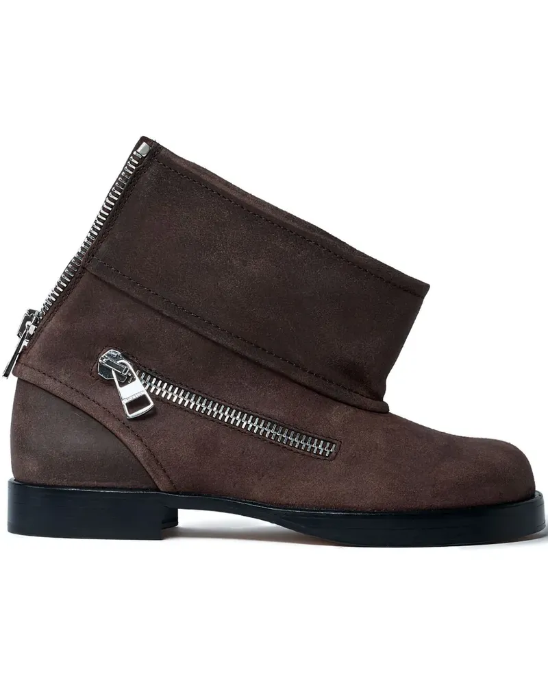 J.W.Anderson suede ankle boots - Braun Braun
