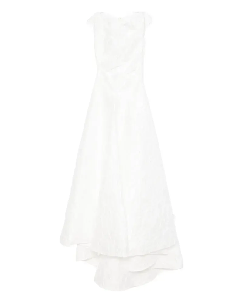 Talbot Runhof Gestuftes Midikleid - Nude Nude