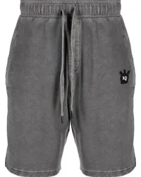 Zadig & Voltaire Ausgeblichene Party Skull Shorts Grau