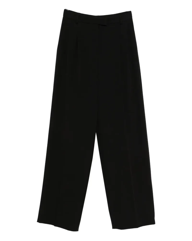 Patrizia Pepe Gerade High-Waist-Hose - Schwarz Schwarz