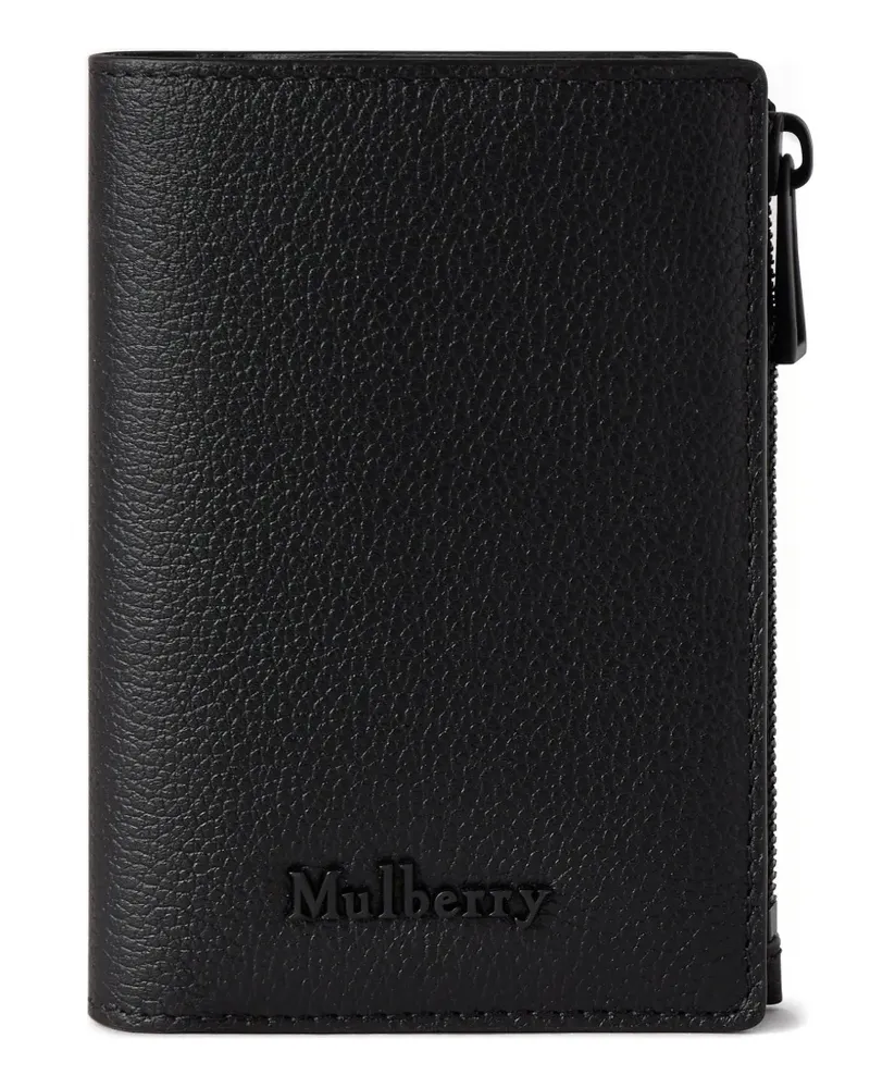 Mulberry Portemonnaie mit Druckknopfverschluss - Schwarz Schwarz