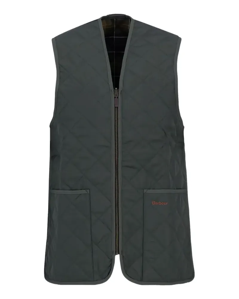 Barbour Gesteppte Weste - Grün Grün