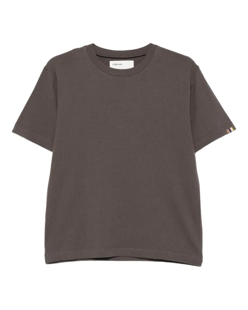extreme cashmere Cuba crew-neck T-shirt - Grau Grau