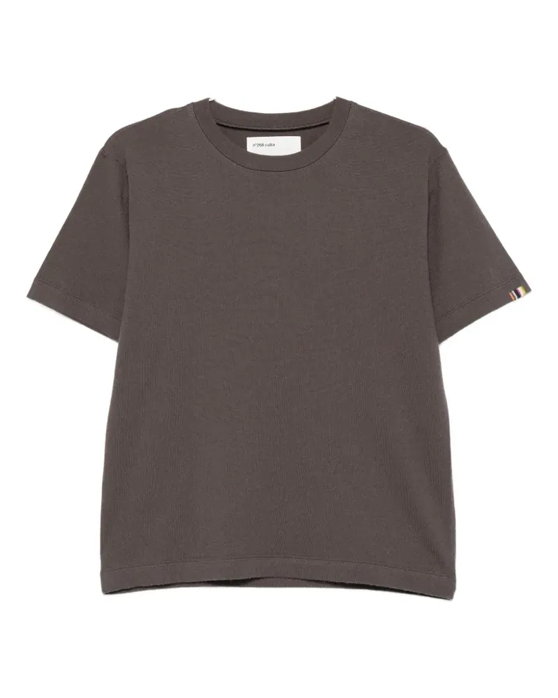 extreme cashmere Cuba crew-neck T-shirt - Grau Grau