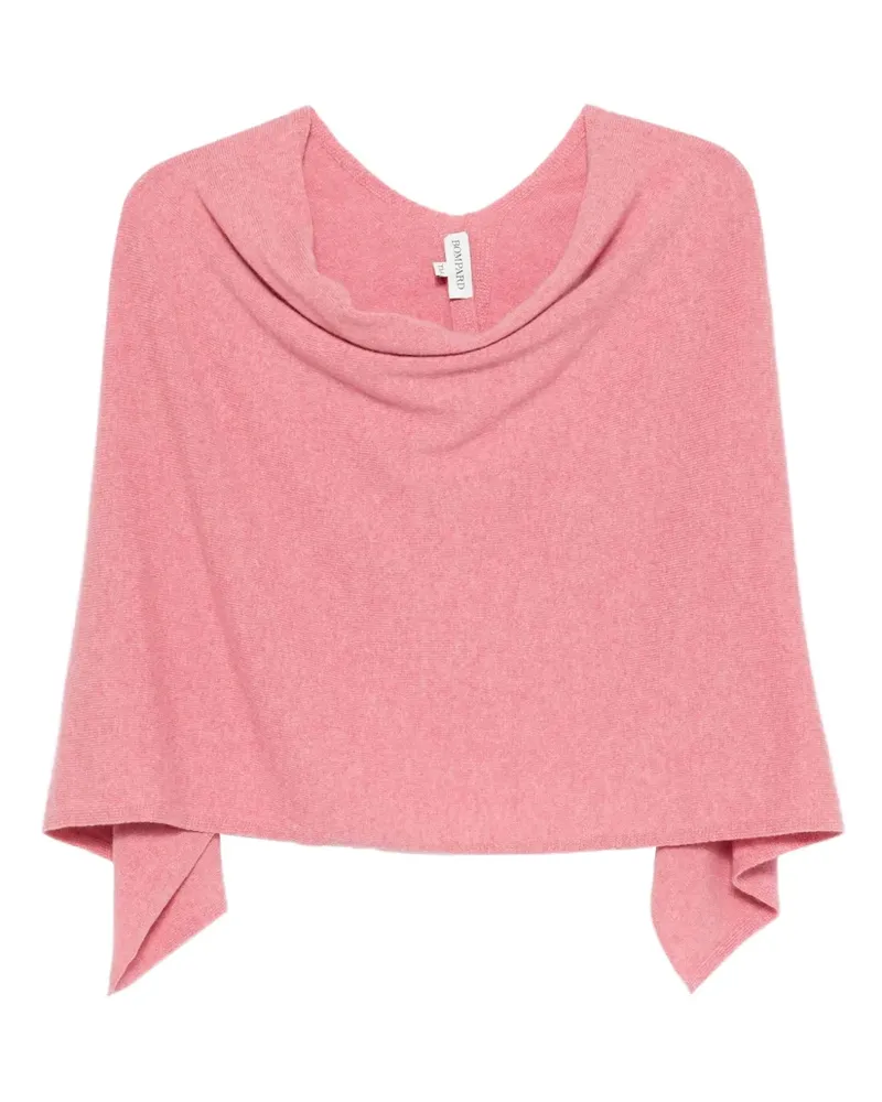 Eric Bompard Poncho aus Kaschmir mit Wasserfallkragen - Rosa Rosa