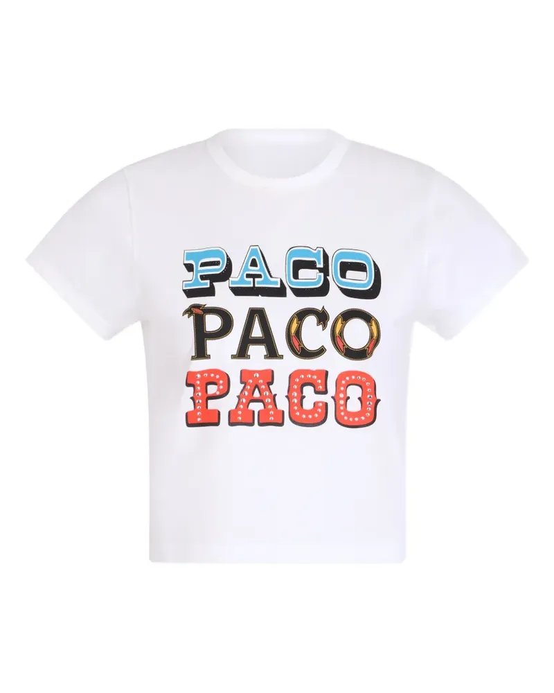 Paco Rabanne Paco printed T-shirt - Weiß Weiß