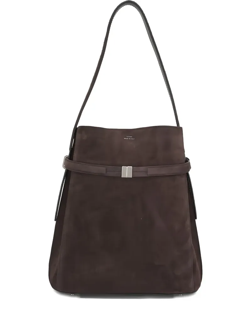 Totême Schultertasche aus Wildleder - Braun Braun