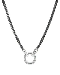 David Yurman Halskette mit Anhänger 13,5mm Silber