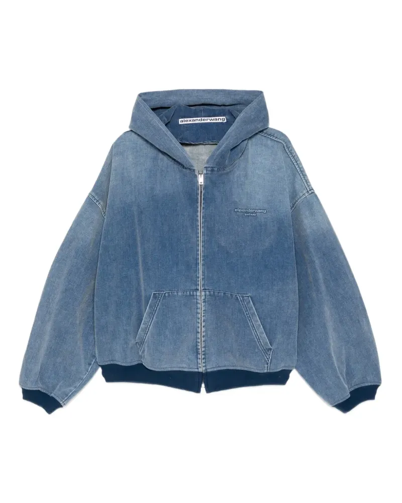 Alexander Wang Hoodie im Oversized-Look - Blau Blau