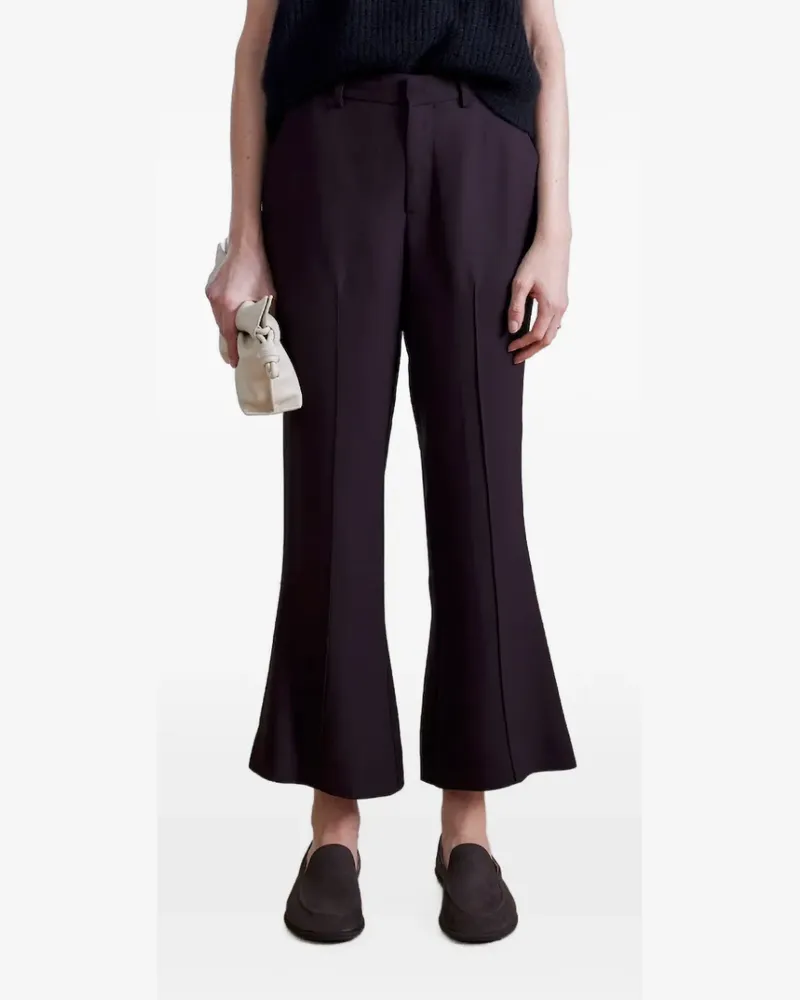 APIECE APART Rene kick-flare trousers - Braun Braun