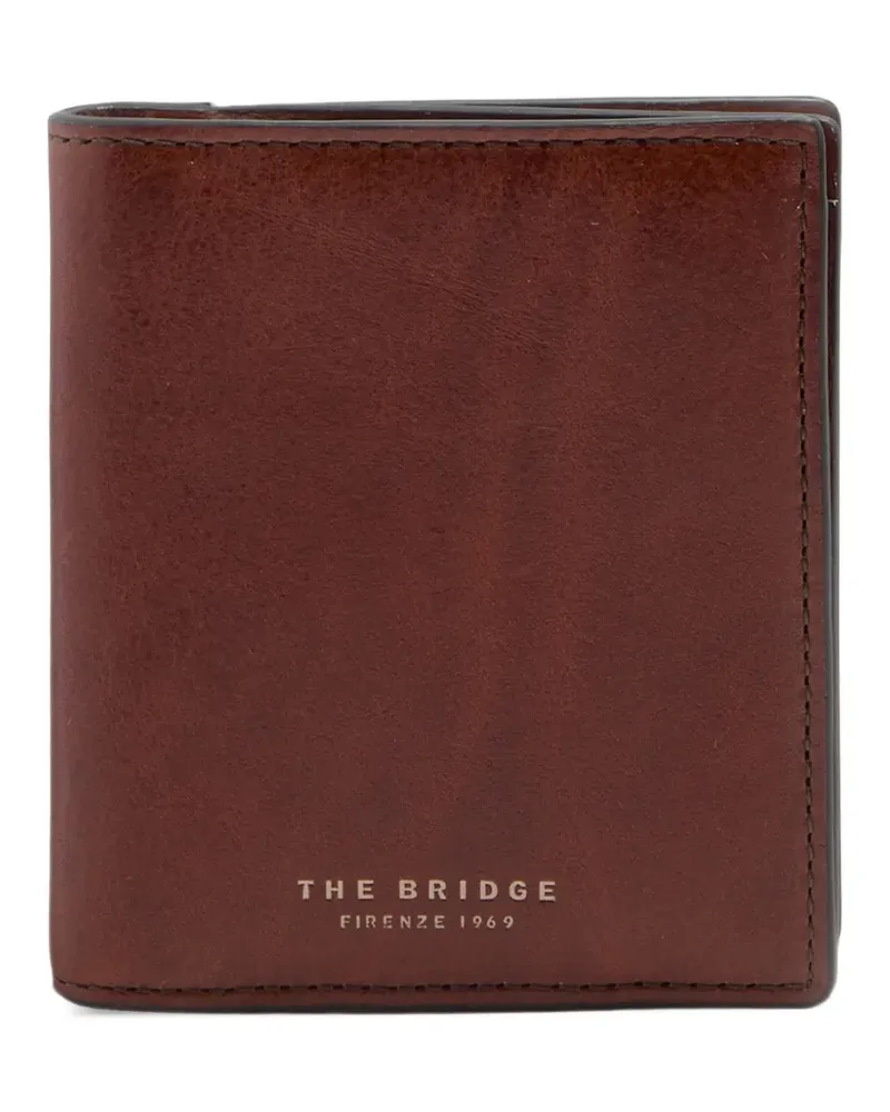The Bridge logo-print leather wallet - Braun Braun
