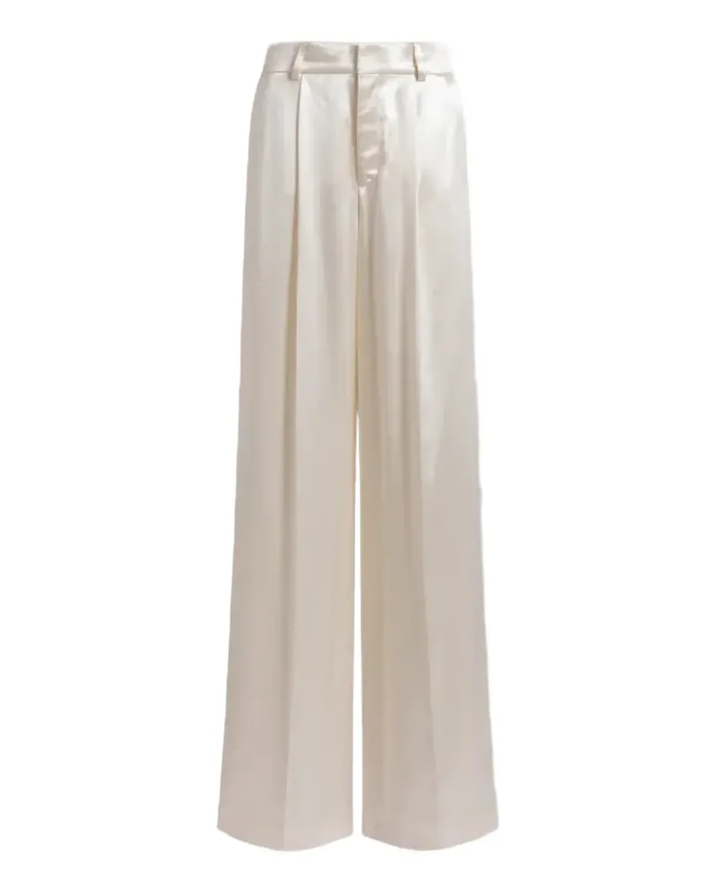 Alberta Ferretti pleated trousers - Nude Nude