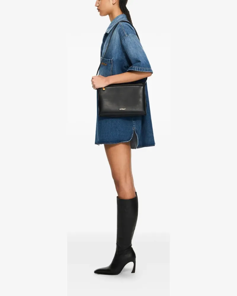 OFF-WHITE Sandbag 404 Schultertasche - Schwarz Schwarz