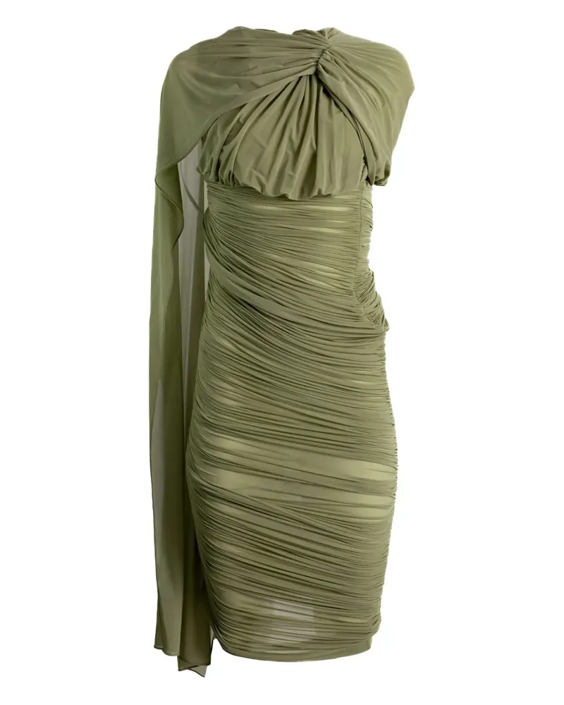 Magda Butrym Drapiertes Midikleid - Grün Grün
