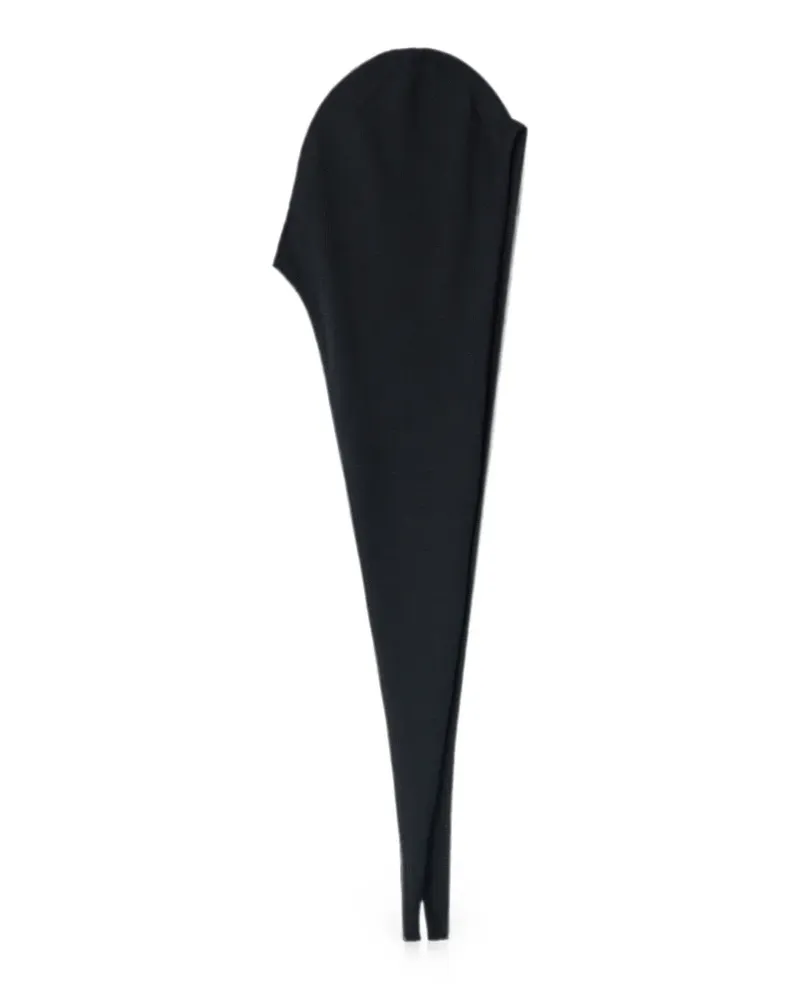 Christophe Lemaire head scarf in fine wool - Schwarz Schwarz