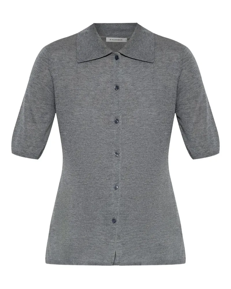 By Malene Birger short-sleeve polo top - Grau Grau