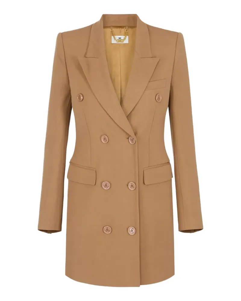 Elisabetta Franchi Kleid aus Gabardine - Nude Nude