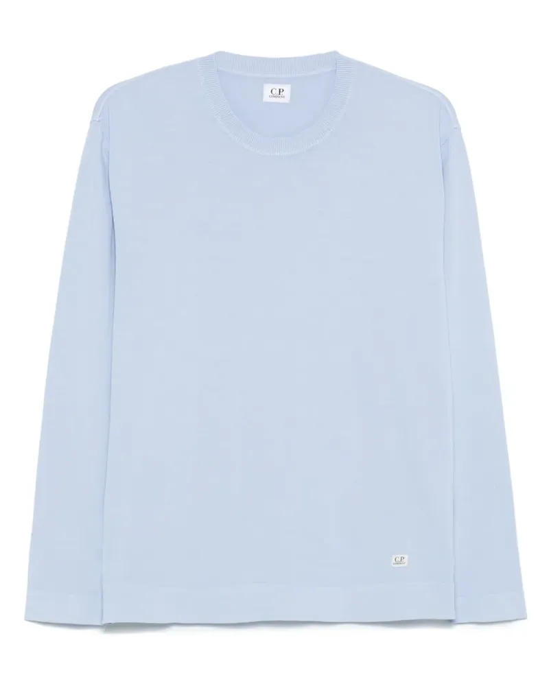 C.P. Company T-Shirt aus Baumwollkrepp - Blau Blau