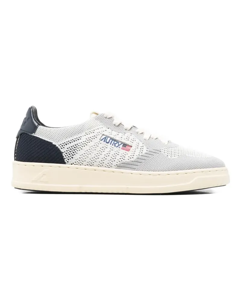 AUTRY knitted panelled sneakers - Grau Grau