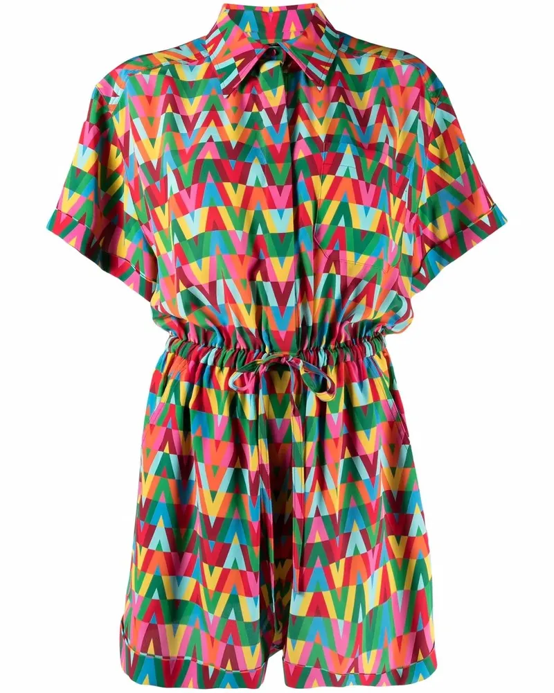 Valentino Garavani Optical Valentino Playsuit - Grün Grün