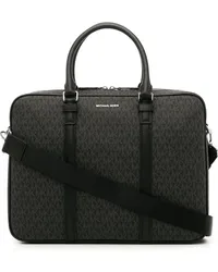 Michael Kors Aktentasche mit Monogramm-Print Schwarz