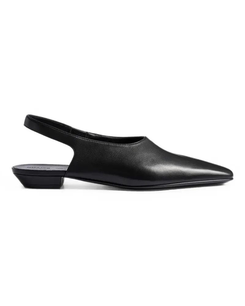 KHAITE Flache Cecilia Slingback-Pumps - Schwarz Schwarz