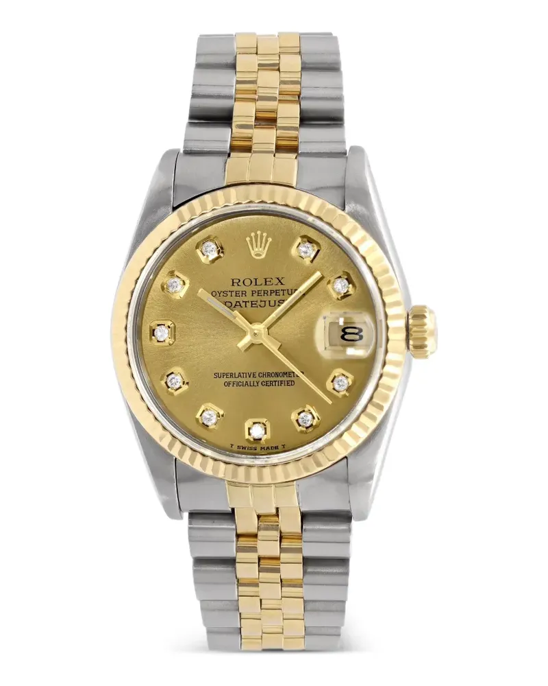 Rolex Datejust diamond 31mm watch - Gold Gold