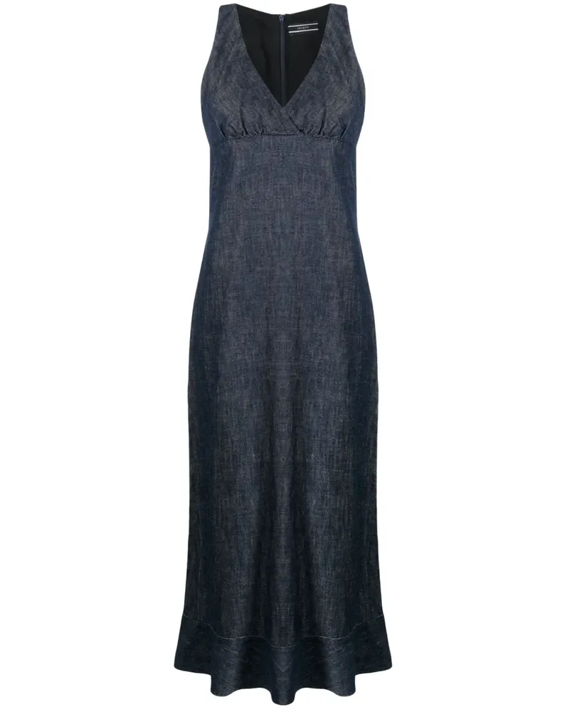 Joseph Trägerkleid mit V-Ausschnitt - Blau Blau