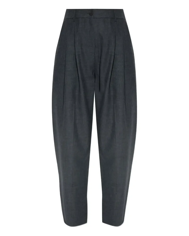Studio Nicholson pleated tapered wool trousers - Grau Grau
