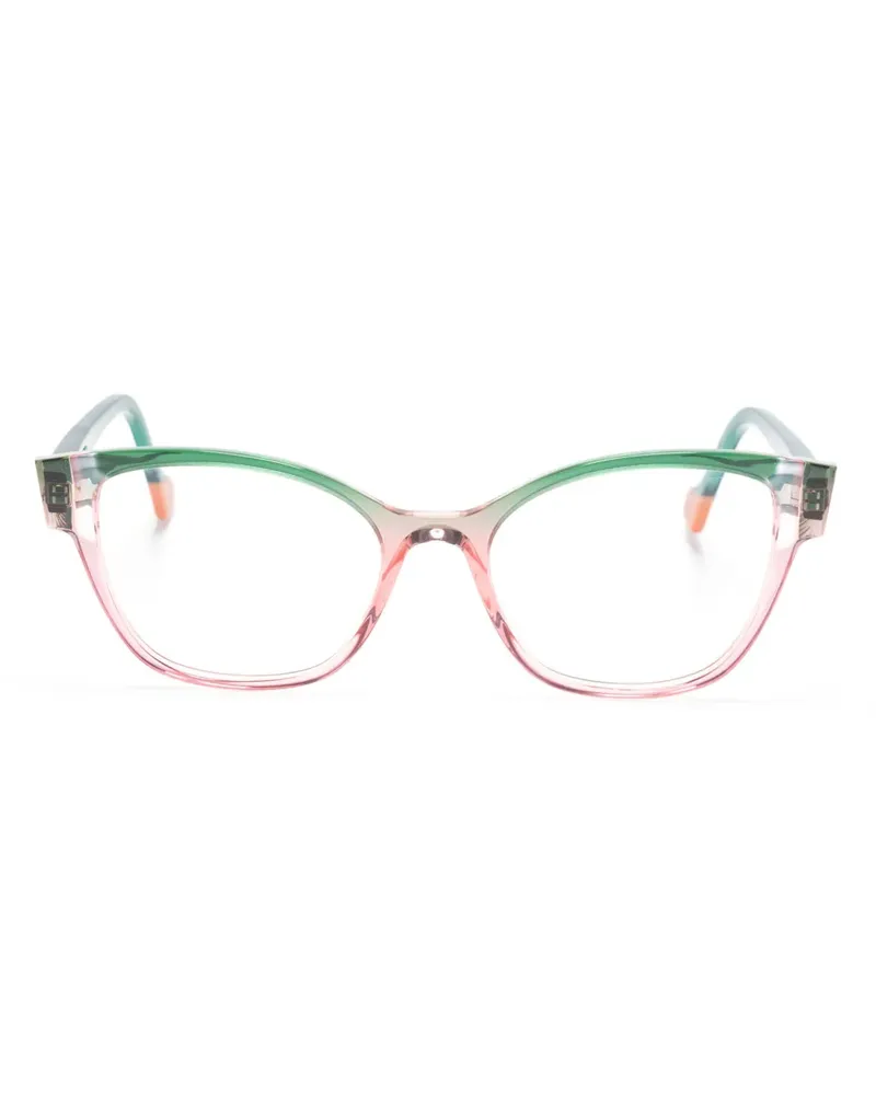 Face à Face Eileen 3 Brille mit Cat-Eye-Gestell - Grün Grün