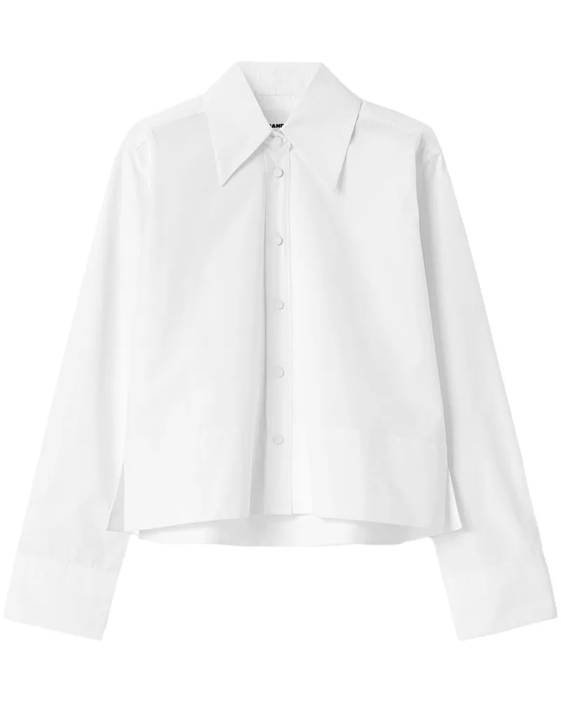 Jil Sander Hemd mit Oversized-Kragen - Weiß Weiß