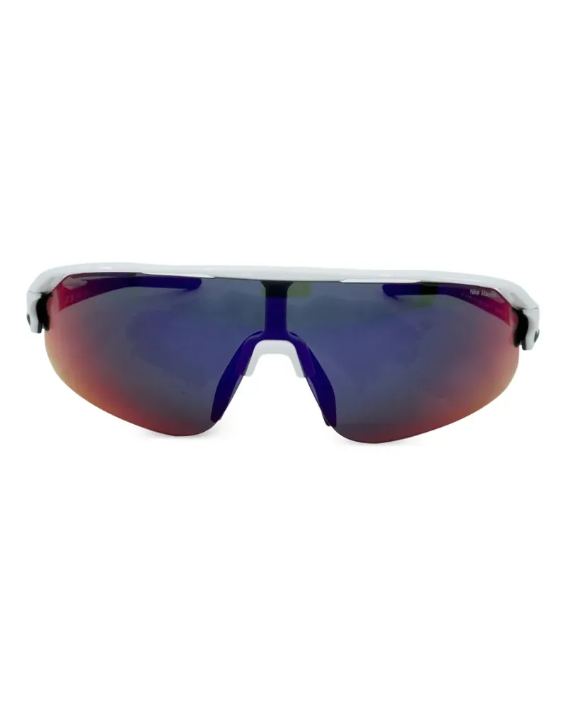 Nike Flyfree Shield Sonnenbrille - Weiß Weiß