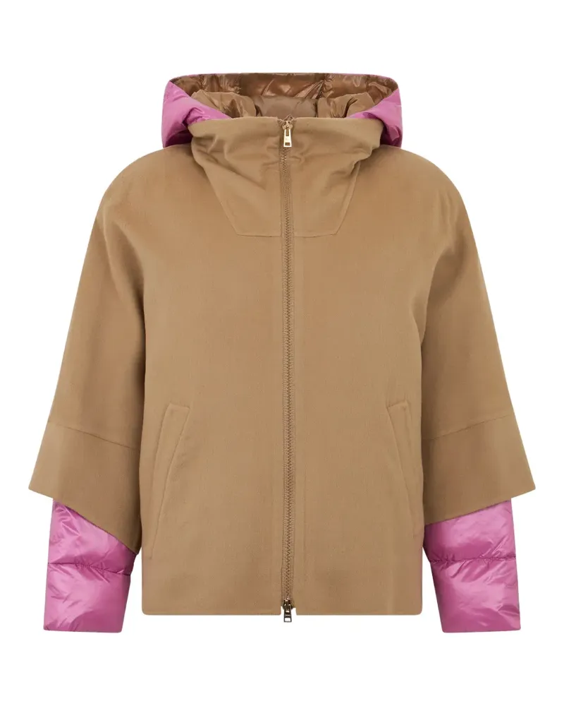 Herno Kapuzenjacke mit doppelten Ärmeln - Braun Braun