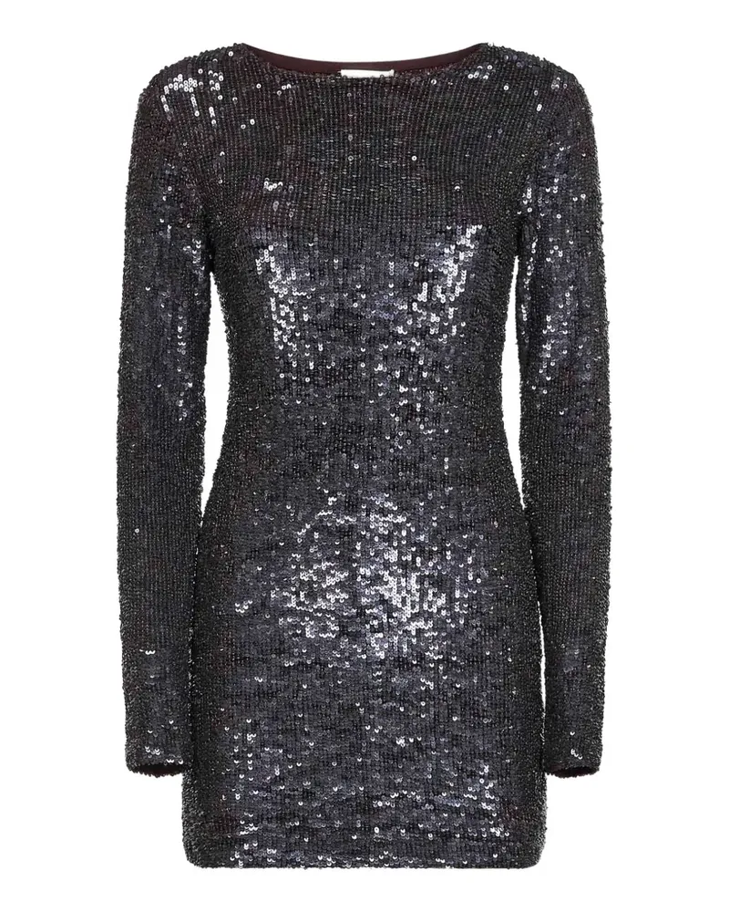 P.A.R.O.S.H. P.A.R.O H. sequin-embellishment mini dress - Schwarz Schwarz