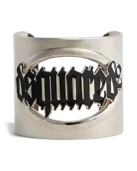 Dsquared2 Armspange mit Logo-Schild Silber