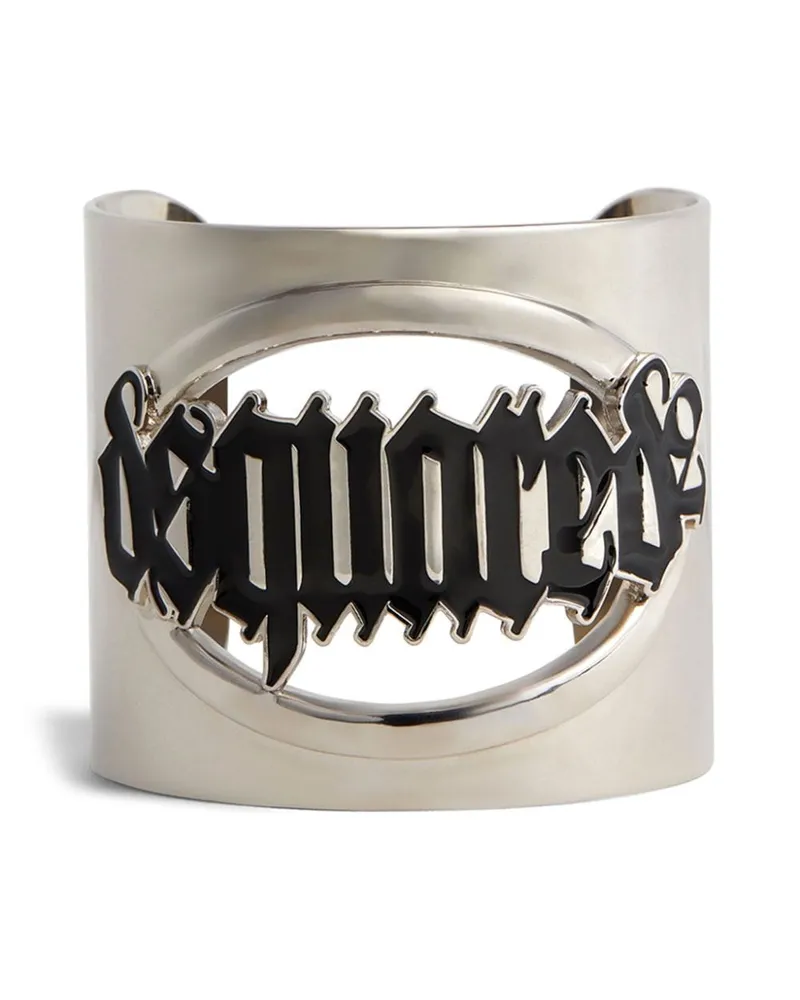 Dsquared2 Armspange mit Logo-Schild - Silber Silber