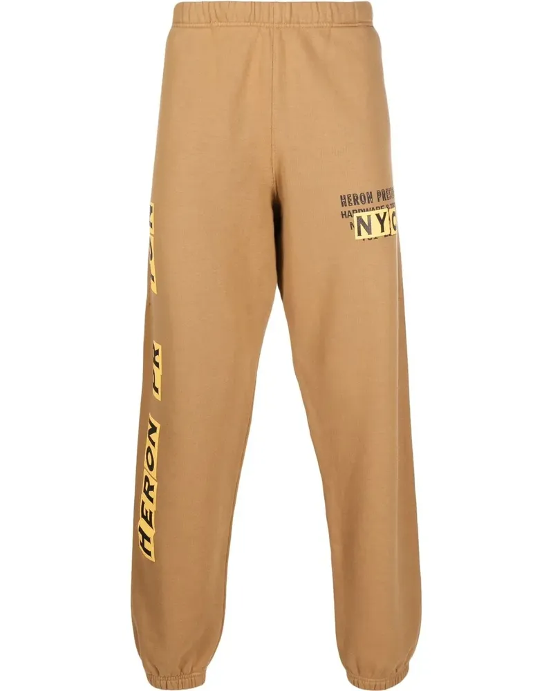 Heron Preston Jogginghose mit Logo-Print - Braun Braun