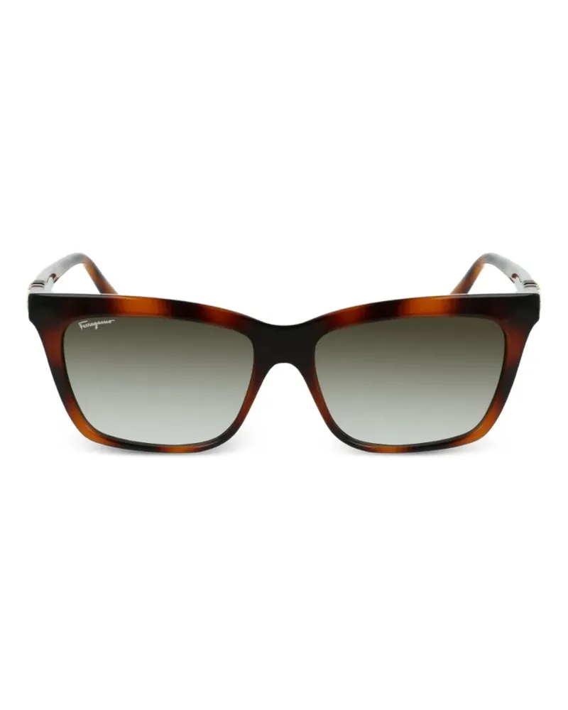 Ferragamo square full-rim sunglasses - Braun Braun