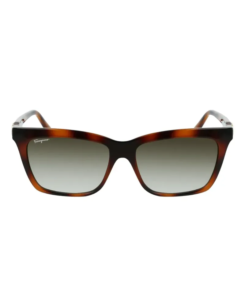 Ferragamo square full-rim sunglasses - Braun Braun