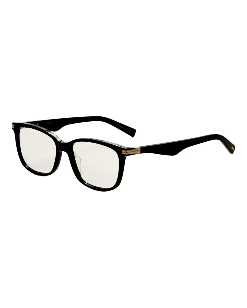 Tumi Sonnenbrille mit eckigem Gestell - Schwarz Schwarz