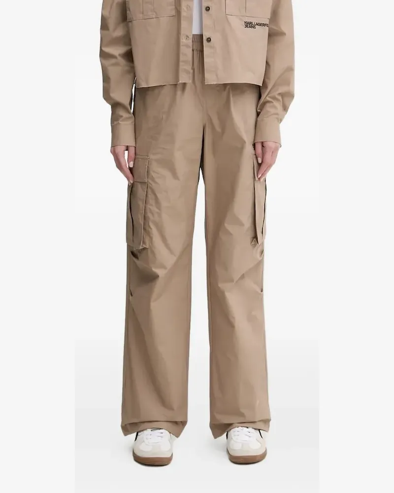 Karl Lagerfeld Hose mit aufgesetzten Taschen - Nude Nude