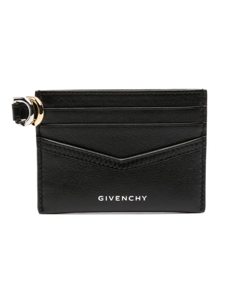 Givenchy Kartenetui mit Logo-Prägung - Schwarz Schwarz