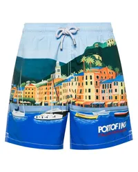 MC2 Saint Barth Gustavia Placed Badeshorts Blau