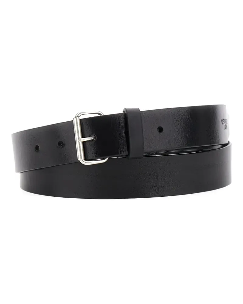 Dsquared2 x Magliano buckled leather belt - Schwarz Schwarz
