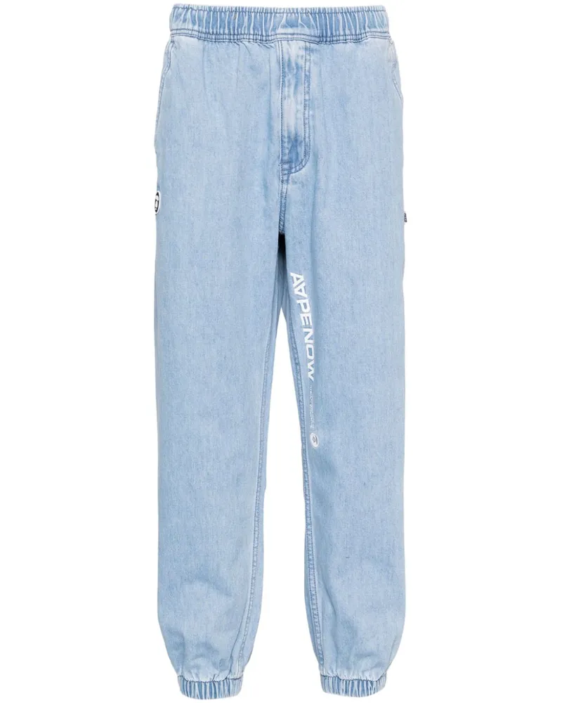 BAPE Klassische Tapered-Jeans - Blau Blau
