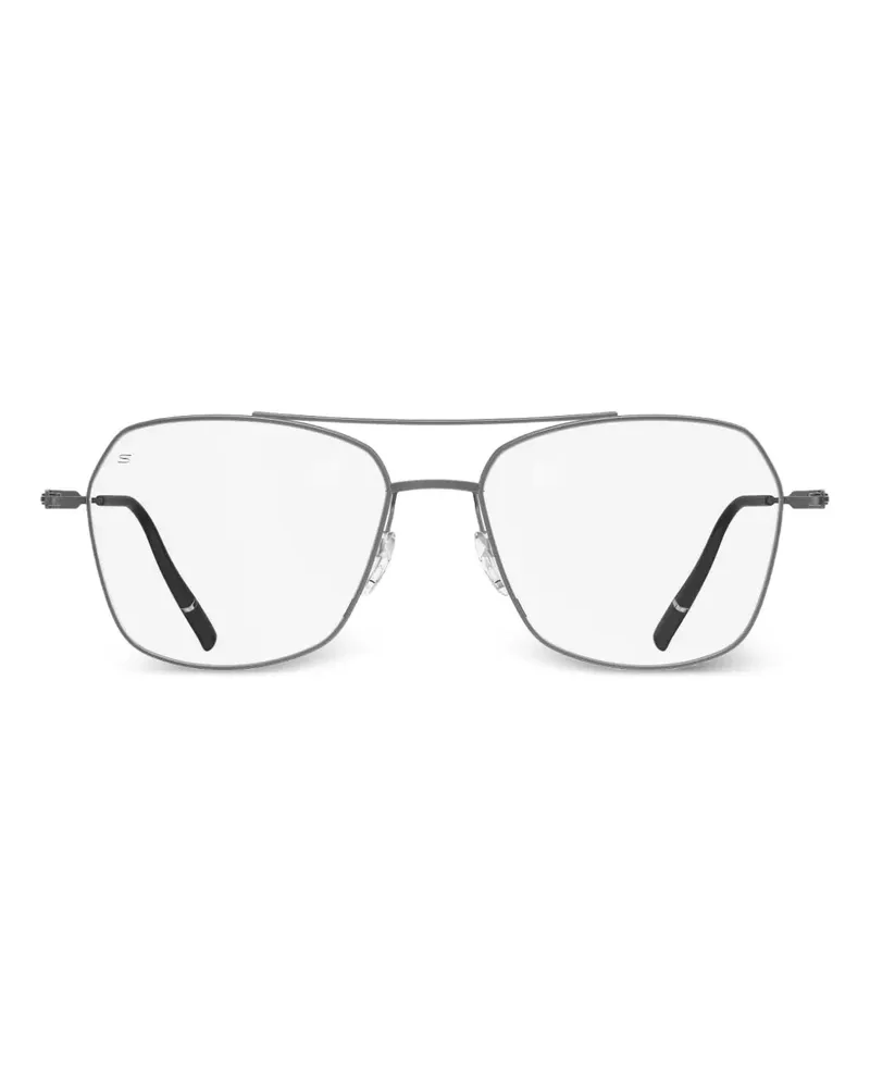 Silhouette Pure Visionary pilot-frame glasses - Grau Grau
